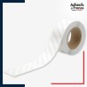 Rouleau - Bande de signalisation et repérage pour vitres - Motif hachures - blanc