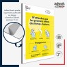 Panneau aluminium Dibond Affichage conforme alerte canicule - Protégez-vous