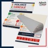 Adhésif Affichage réglementaire alerte canicule - Vigilance Canicule