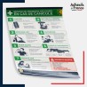 Affiche papier conforme Gestes de premiers secours