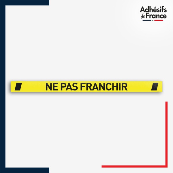 Adhésif sol antidérapant - Bande ne pas franchir - marquage sécurité.