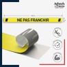 Marquage adhésif au sol antidérapant facile à poser - Bande ne pas franchir