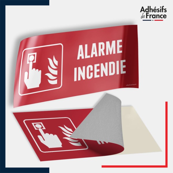 Adhésif signalisation de sécurité incendie - Alarme incendie