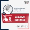 Plaque signalétique de sécurité incendie - Alarme incendie
