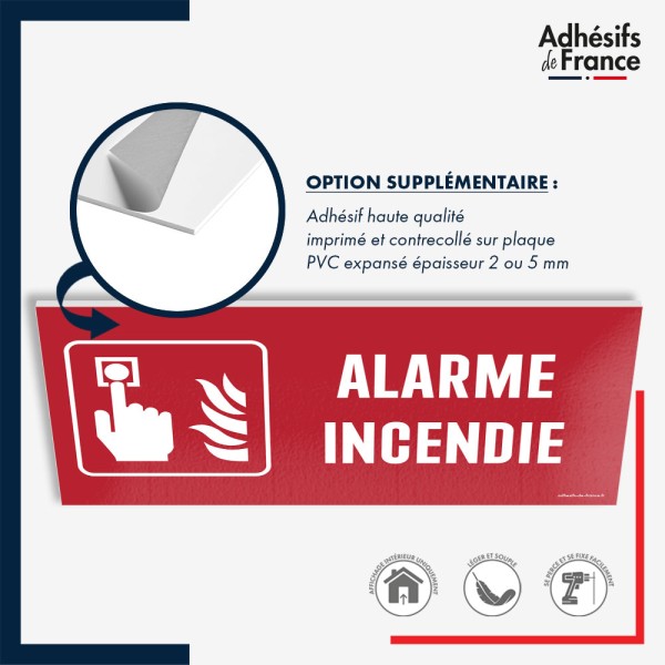 Panneau de signalisation de sécurité incendie - Alarme incendie