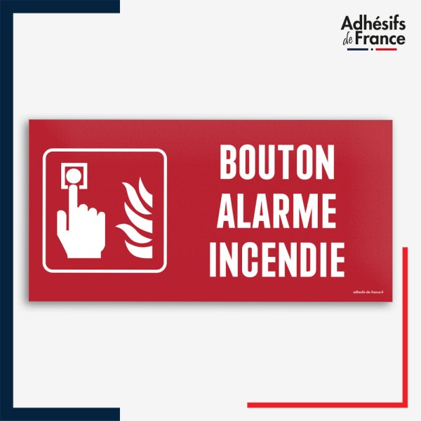 Signalétique de sécurité incendie - Bouton alarme incendie