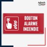 Signalétique de sécurité incendie - Bouton alarme incendie