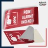 Adhésif signalisation de sécurité incendie - Point alarme incendie