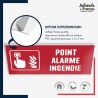 Panneau de signalisation de sécurité incendie - Point alarme incendie