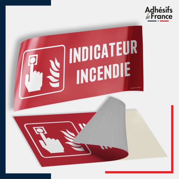 Adhésif signalisation de sécurité incendie -Indicateur incendie