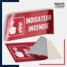 Adhésif signalisation de sécurité incendie -Indicateur incendie