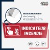 Panneau de signalisation de sécurité incendie - Indicateur incendie