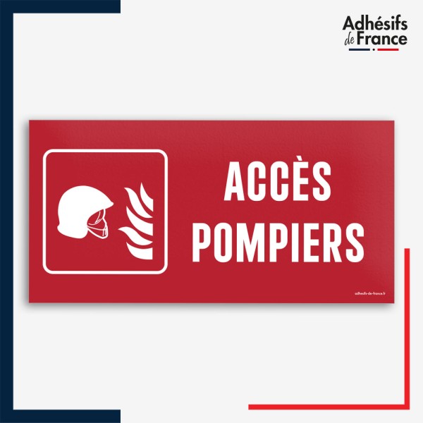 Signalétique de sécurité incendie - Accès pompiers