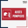 Signalétique de sécurité incendie - Accès pompiers