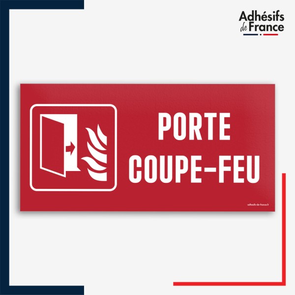 Signalétique de sécurité incendie - Porte coupe-feu