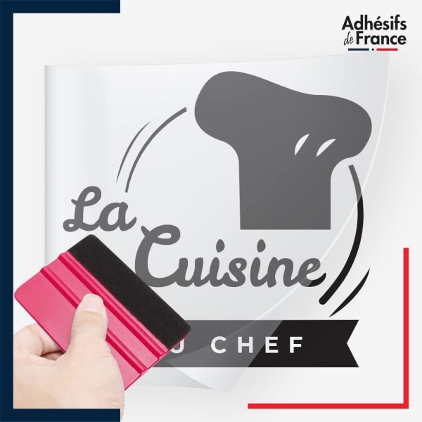 stickers sous film transfert la cuisine du chef