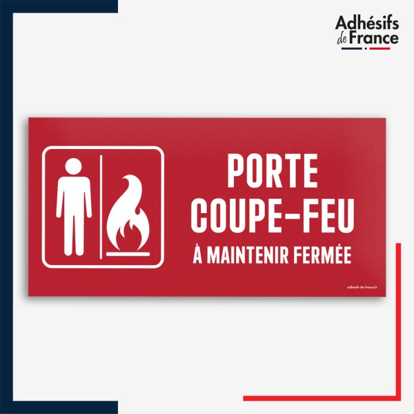 Signalétique de sécurité incendie - Porte coupe-feu maintenir fermée