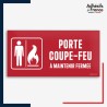 Signalétique de sécurité incendie - Porte coupe-feu maintenir fermée