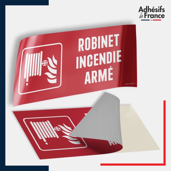 Adhésif signalisation de sécurité incendie - Robinet Incendie Armé