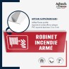 Panneau de signalisation de sécurité incendie - Robinet Incendie Armé