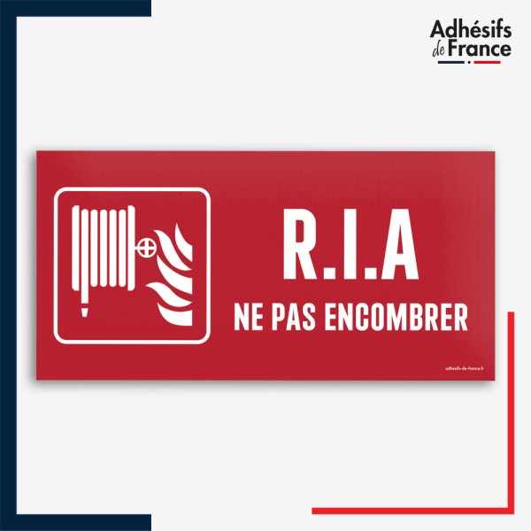 Signalétique de sécurité incendie - RIA ne pas encombrer