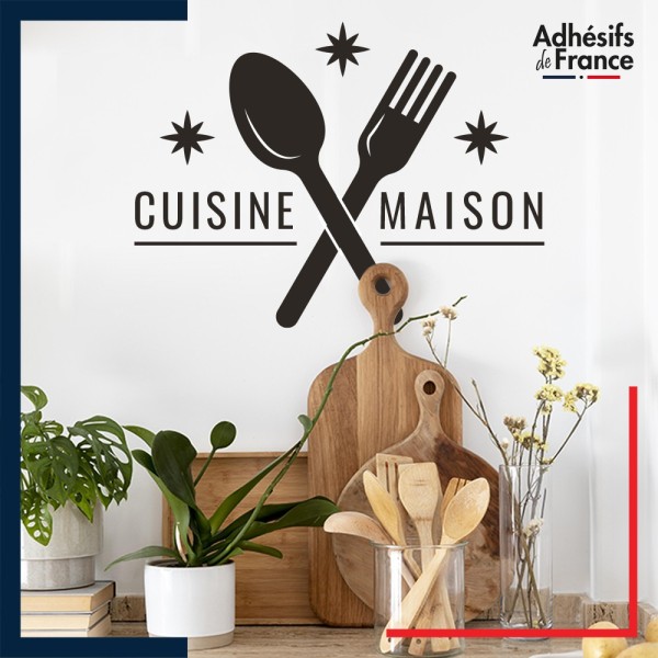 Décor mural adhésif la cuisine maison