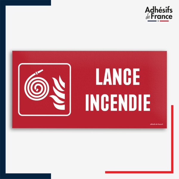 Signalétique de sécurité incendie - Lance incendie
