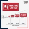 Visibilité et installation de signalétique de sécurité incendie - Couverture anti-feu