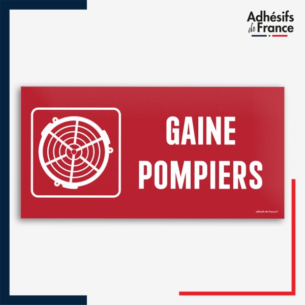 Signalétique de sécurité incendie - Gaine pompiers