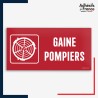 Signalétique de sécurité incendie - Gaine pompiers