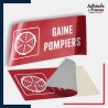 Adhésif signalisation de sécurité incendie - Gaine pompiers