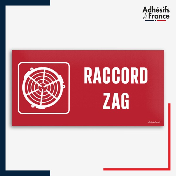 Signalétique de sécurité incendie - Raccord ZAG
