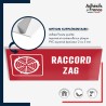 Panneau de signalisation de sécurité incendie - Raccord ZAG