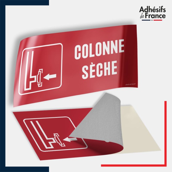 Adhésif signalisation de sécurité incendie - Colonne sèche
