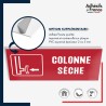 Panneau de signalisation de sécurité incendie - Colonne sèche