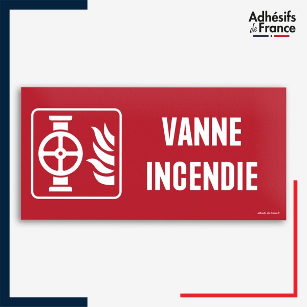 Signalétique de sécurité incendie - Vanne incendie