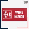 Signalétique de sécurité incendie - Vanne incendie