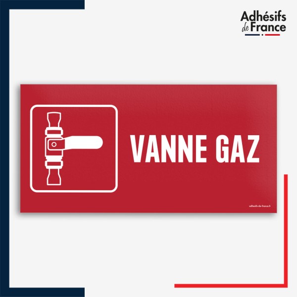 Signalétique de sécurité incendie - Vanne gaz