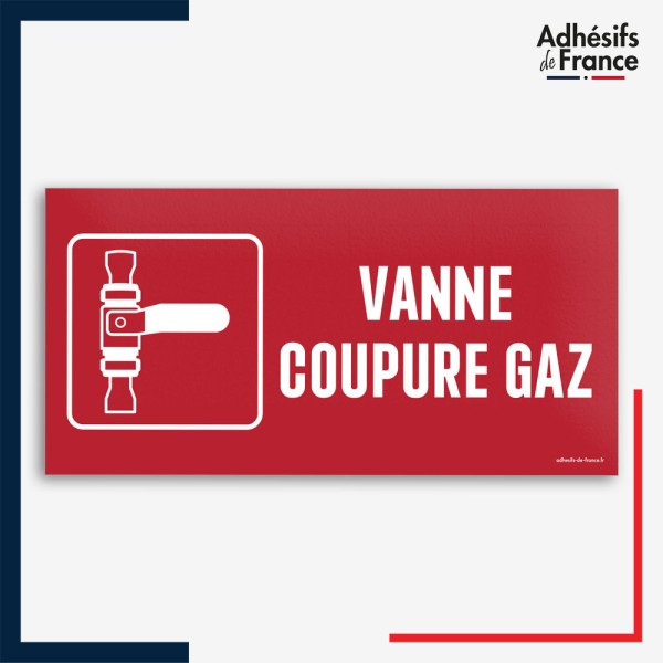 Signalétique de sécurité incendie - Vanne coupure gaz