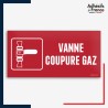 Signalétique de sécurité incendie - Vanne coupure gaz