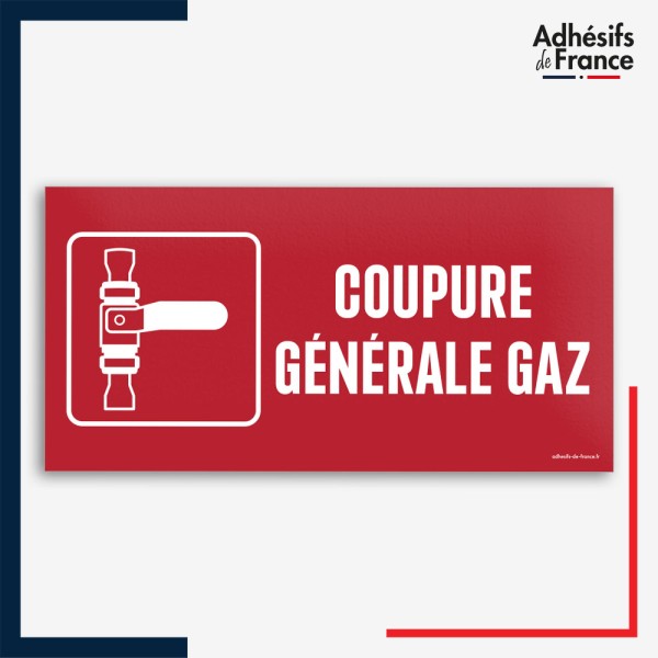 Signalétique de sécurité incendie - Coupure générale gaz