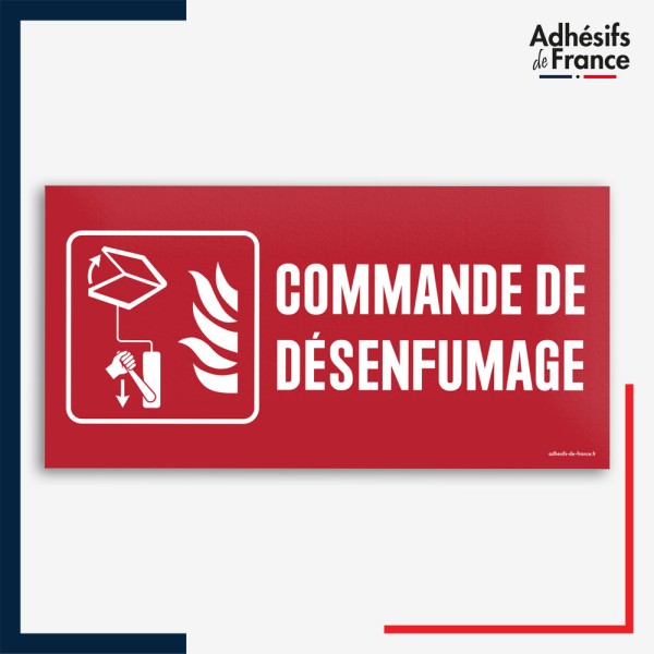 Signalétique de sécurité incendie - Commande de désenfumage