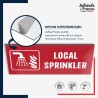 Plaque signalétique de sécurité incendie - Local sprinkler