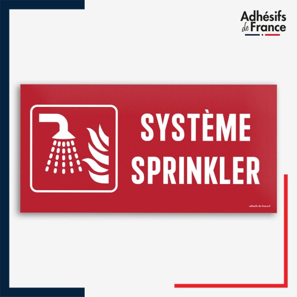 Signalétique de sécurité incendie - Système sprinkler