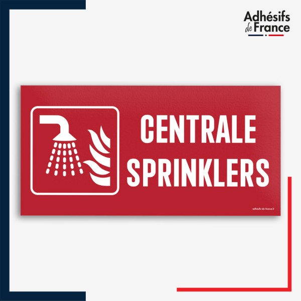 Signalétique de sécurité incendie - Centrale sprinklers