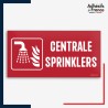 Signalétique de sécurité incendie - Centrale sprinklers