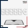 Kit de chiffres digitaux adhésifs prix coloris blanc