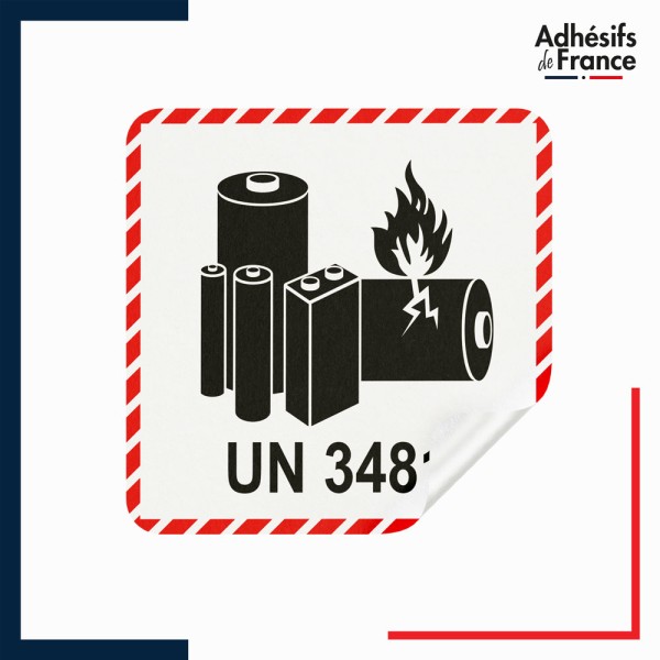 étiquettes transport de batteries lithium-ion UN 3481