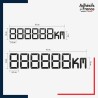 choix dimensions adhésifs chiffres digitaux kilométrage.