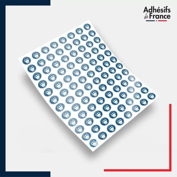 Planche de 96 pictogrammes norme iso 7010 port du masque respiratoire obligatoire